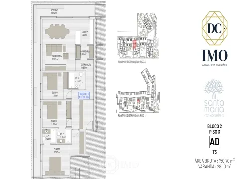 Appartement 3 Chambre(s)