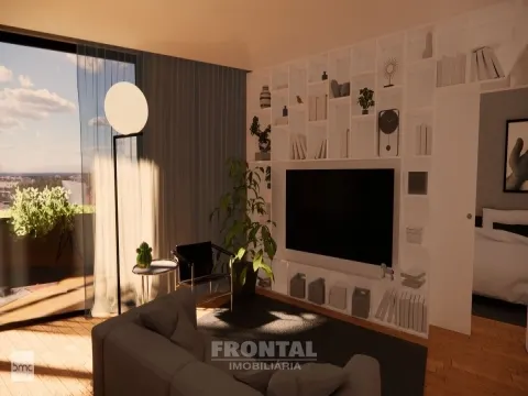 Apartamento T1 c/ Varanda - Leça da Palmeira