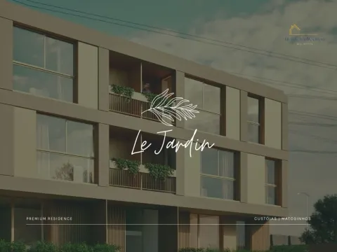 Apartamento T2 c/varanda Custóias Horizon + Le Jardin