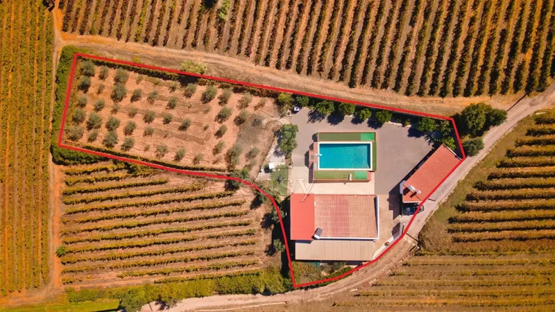 Quinta no Alentejo, com Vista Panorâmica, Piscina e Área de barbecue