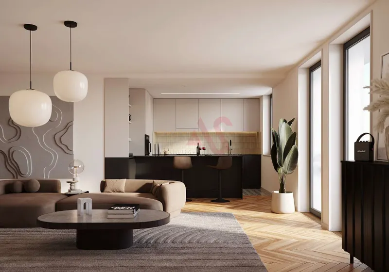 2+1 bedroom apartment under construction in Cedofeita, Porto