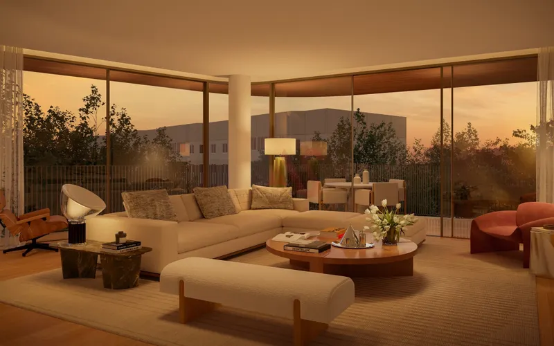 Apartamento de 3 dormitorios, urbanización FOLIAGE, edificio BROWN, en Foz do Porto, Oporto