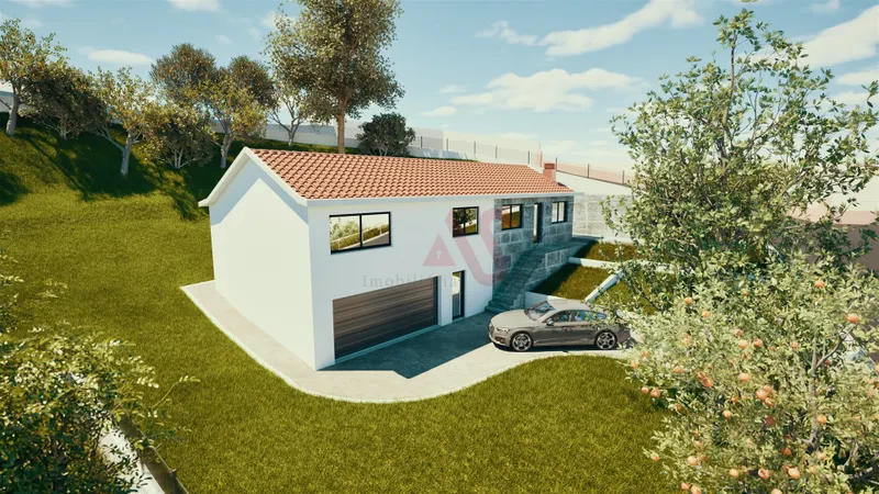 OPPORTUNITÀ UNICA: villa con 3 camere da letto con progetto approvato a Infantas, Guimarães!