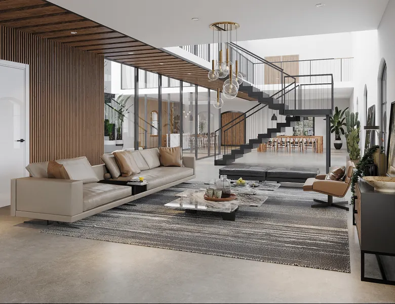 Villa de style loft avec 4 chambres à coucher à vendre 