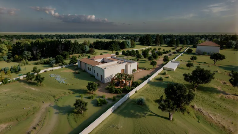 Plot of land for sale with ruin and building feasibility